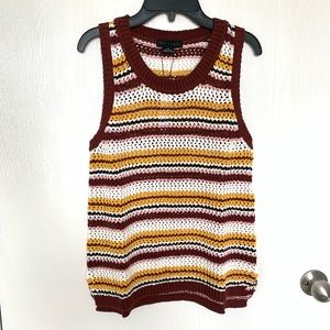 Sanctuary sleeveless cotton sweater